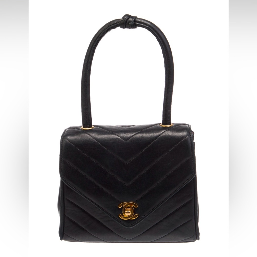 ❌❌ SOLD ❌❌ Chanel Vintage Top Handle Kelly Bag - Picture 1 of 12